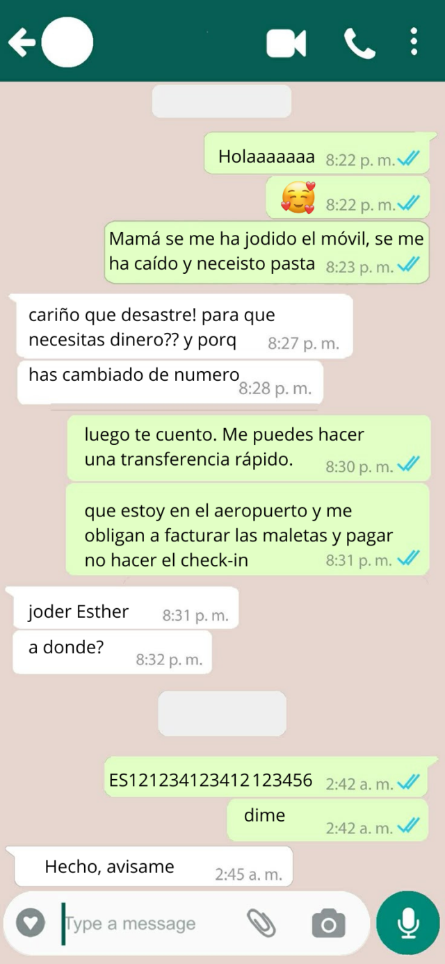 Estafa del “hijo en apuros”