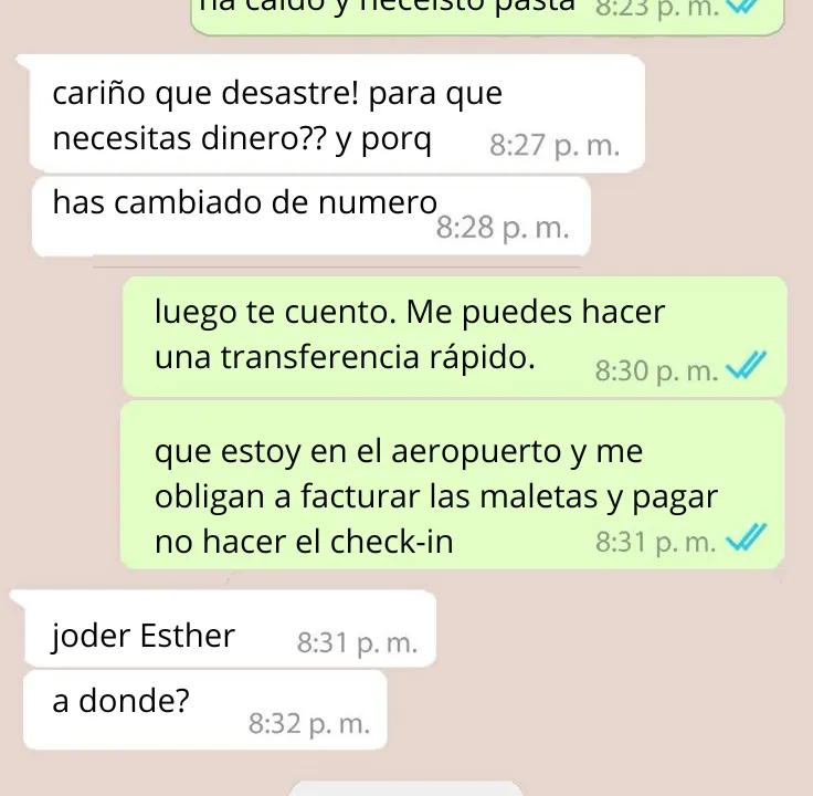 Estafa del “hijo en apuros”