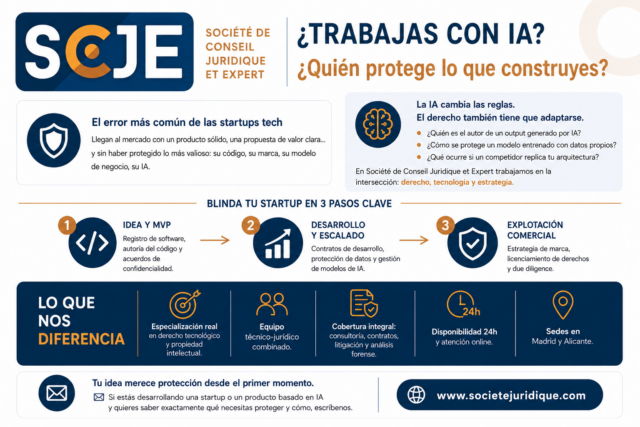 ¿TRABAJAS CON IA? ¿Quién protege lo que construyes? ¿TRABAJAS CON IA? ¿Quién protege lo que construyes?