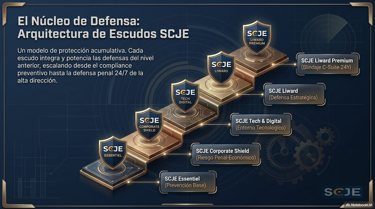 Arquitectura de Escudos SCJE - 5 niveles de protección