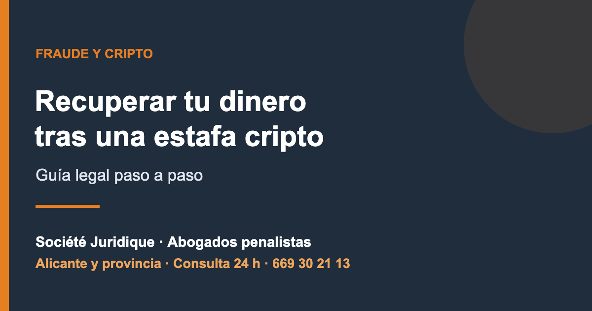 Cómo recuperar tu dinero tras una estafa con criptomonedas
